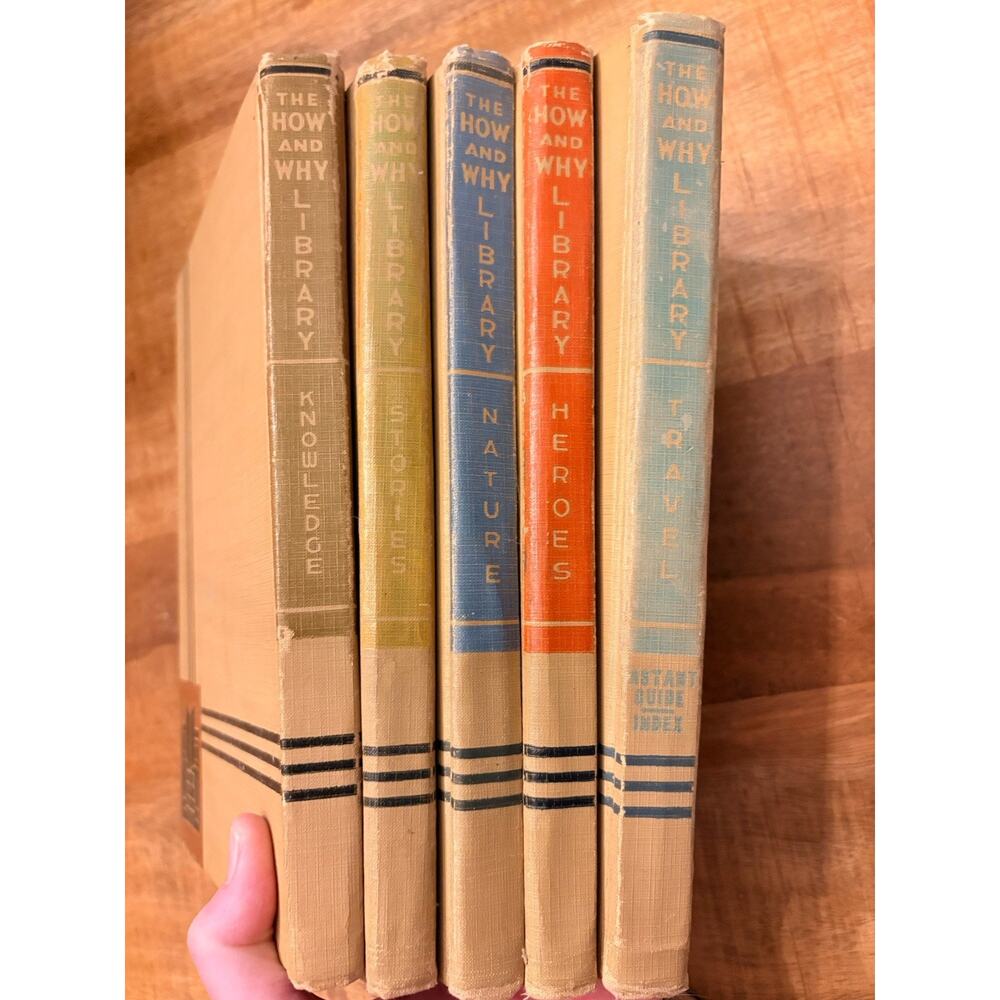 The How and Why Library Books Heroes Nature Knowledge Stories And Travel 1944